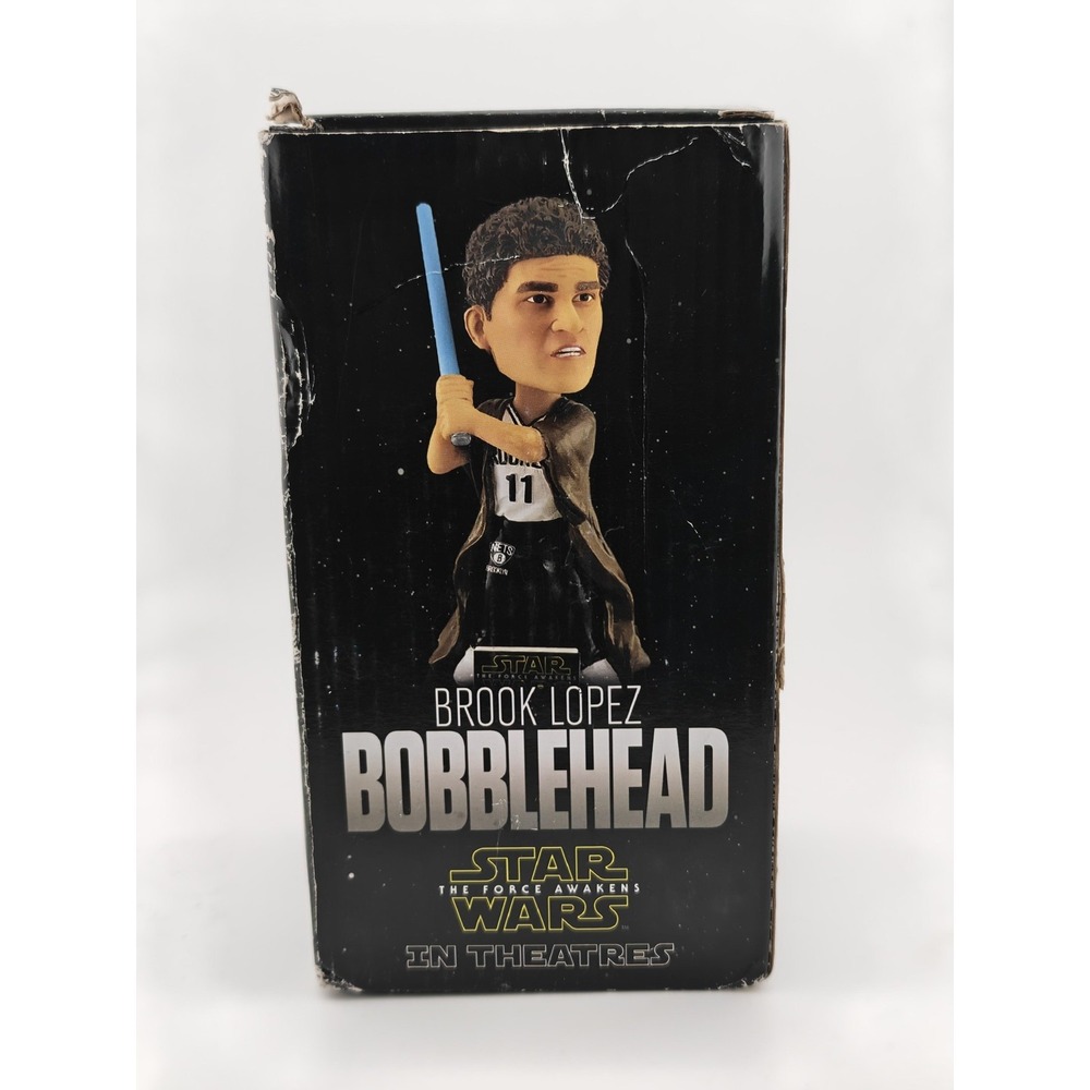 Brook Lopez Star Wars Brooklyn Nets Bobblehead Figurine Multi-Color NBA 2016 New